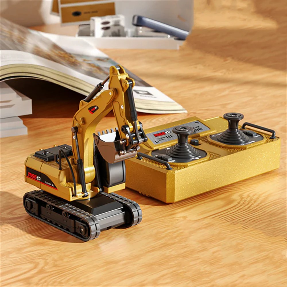 Remote Control Toy Excavator with Light and Sound 3