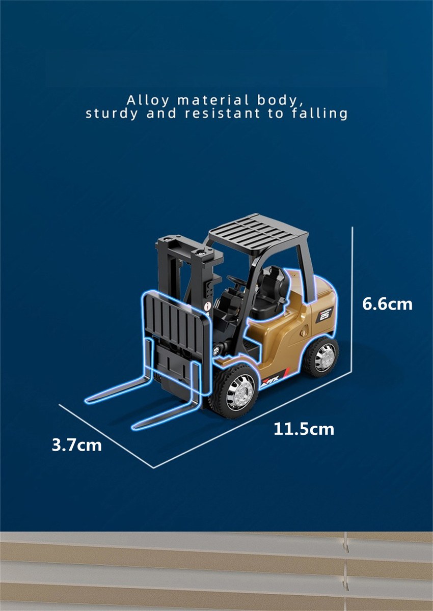 Remote Control Toy Excavator with Light and Sound 13