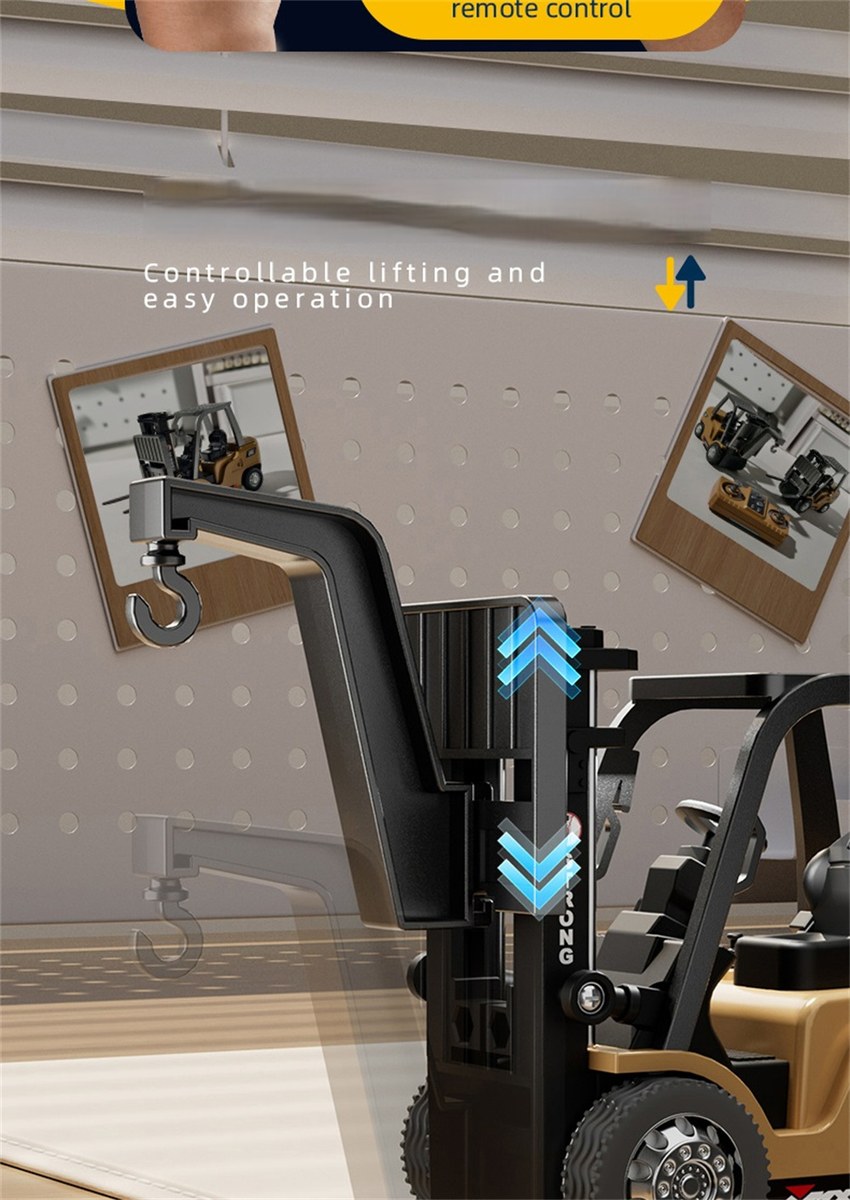 Remote Control Toy Excavator with Light and Sound 10