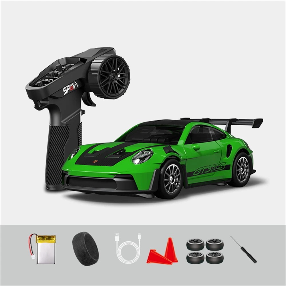 RC Drift Car 1:43 with Gyro - 4WD, LED and Remote Control 4