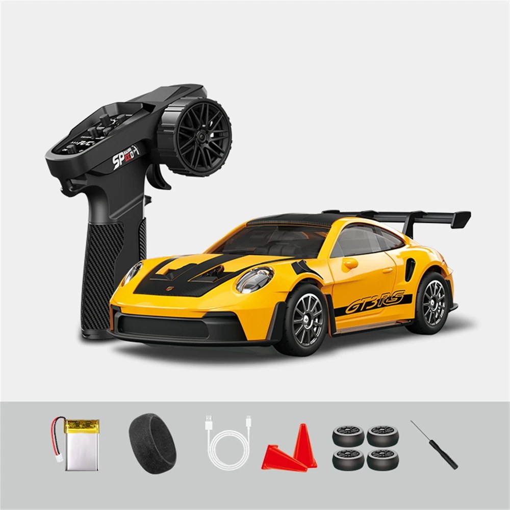 RC Drift Car 1:43 with Gyro - 4WD, LED and Remote Control 6