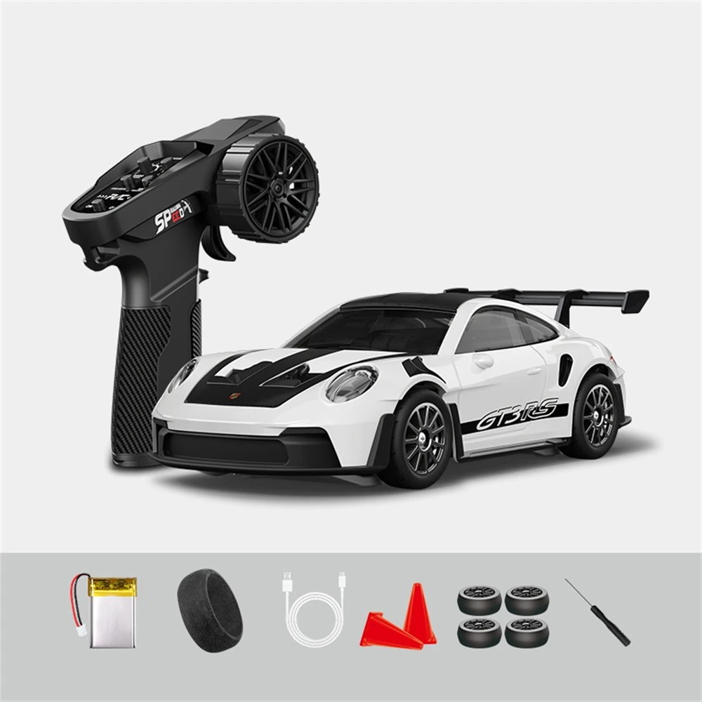 RC Drift Car 1:43 with Gyro - 4WD, LED and Remote Control 7