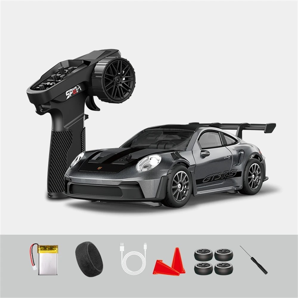 RC Drift Car 1:43 with Gyro - 4WD, LED and Remote Control 9