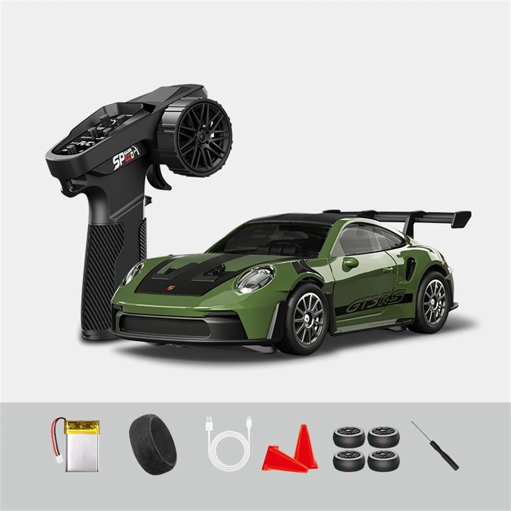 RC Drift Car 1:43 with Gyro - 4WD, LED and Remote Control 10