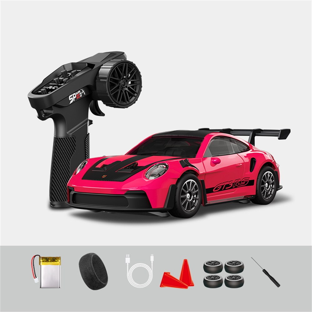 RC Drift Car 1:43 with Gyro - 4WD, LED and Remote Control 11