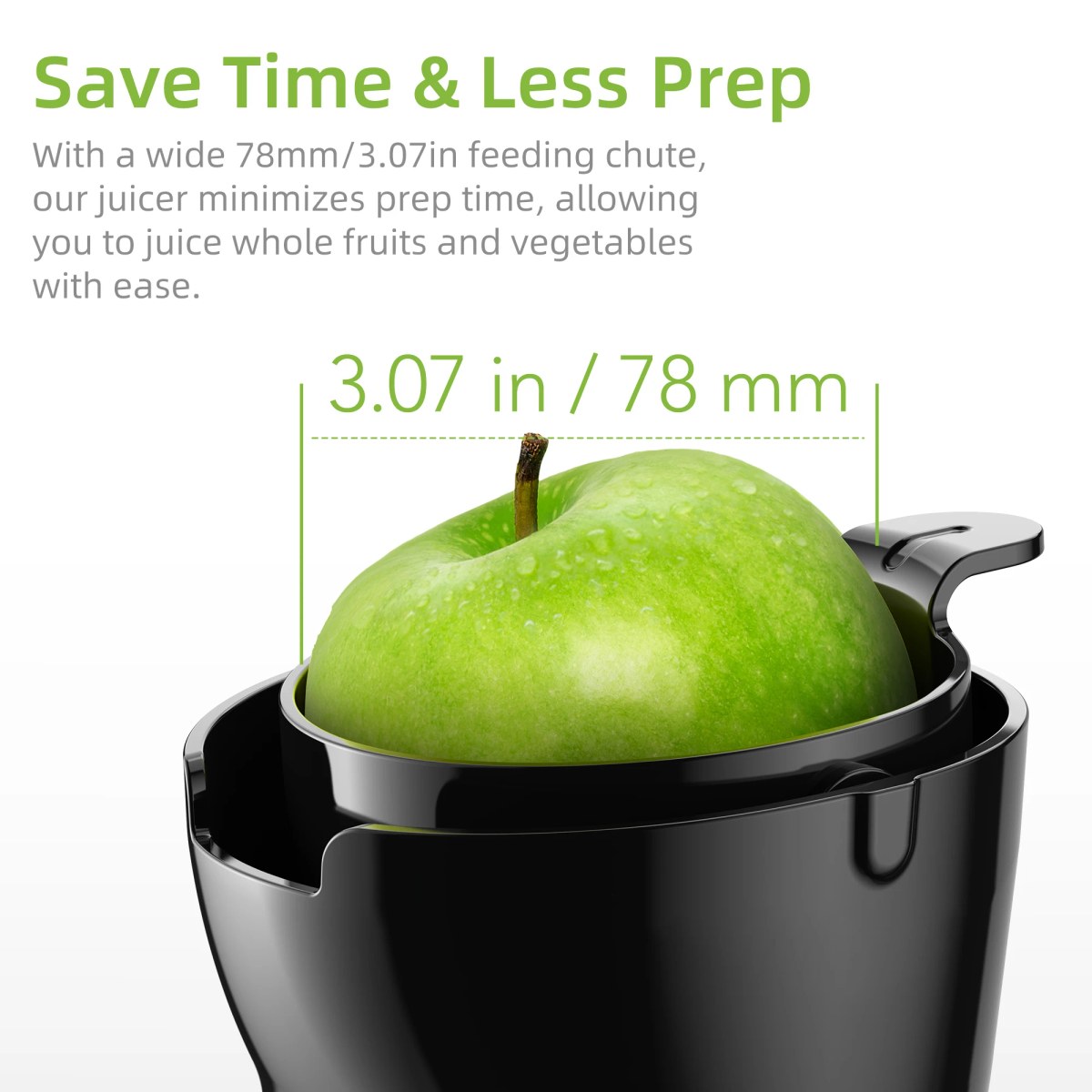Koude Pers Juicer 200W voor Fruit en Groenten 3